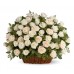 Beautiful in White - 36 Stems Basket