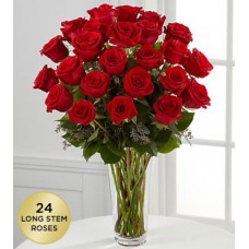 Breathlessly Roses - 24 Stems In Vase