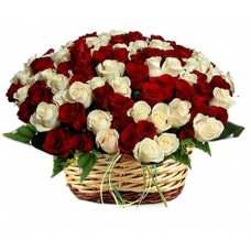 Best Wishes Roses - 36 Stems Basket