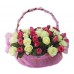 Strawberry Cream - 36 Stems Basket