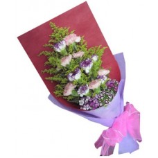 Carnation Hand -10 Stems Bouquet